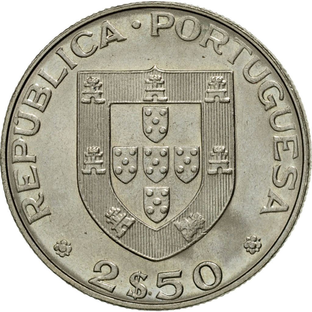 Moneta, Portogallo, 2-1/2 Escudos, 1982, Lisbon, SPL, Rame-nichel, KM:613