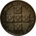Coin, Portugal, 20 Centavos, 1944, EF(40-45), Bronze, KM:584