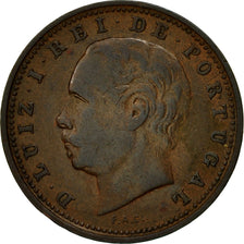 Coin, Portugal, Luiz I, 5 Reis, 1882, VF(30-35), Bronze, KM:525