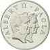 France, 20 Euro, Albert II - Paola, MS(63), Silver