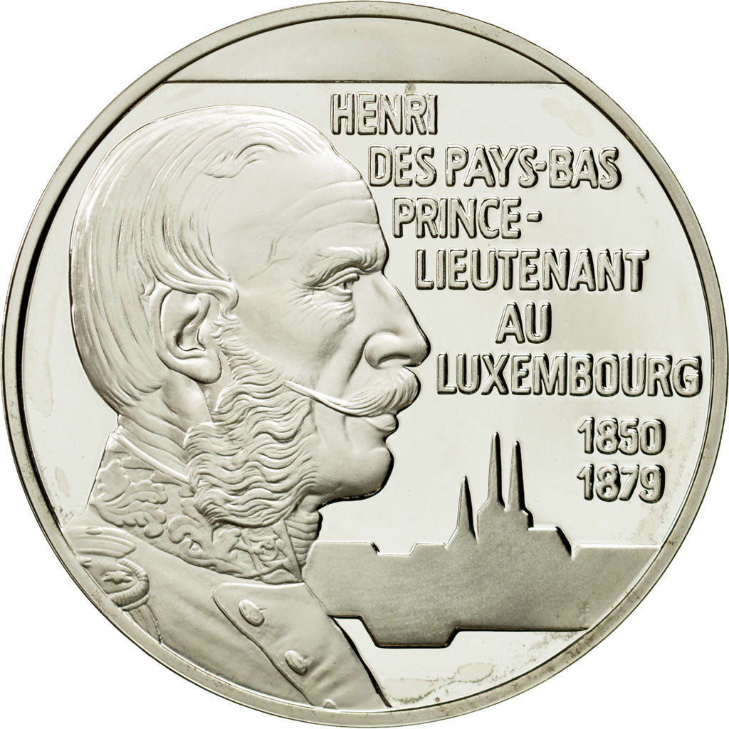 France, 20 Euro, Henri des Pays-Bas, 1996, MS(63), Silver