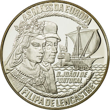 France, 50 Euro, Filipa de Lencastre, 1996, MS(63), Silver