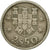 Moneta, Portugal, 2-1/2 Escudos, 1967, EF(40-45), Miedź-Nikiel, KM:590
