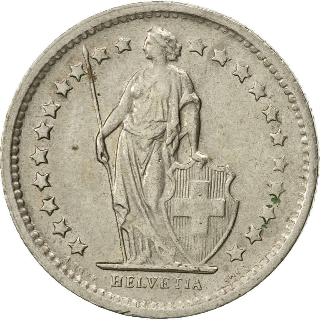 Monnaie, Suisse, 1/2 Franc, 1968, Bern, TTB, Copper-nickel, KM:23a.1