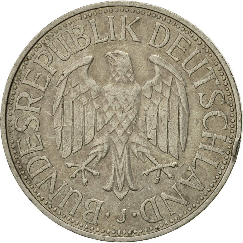 Coin, GERMANY - FEDERAL REPUBLIC, Mark, 1976, Hambourg, EF(40-45)