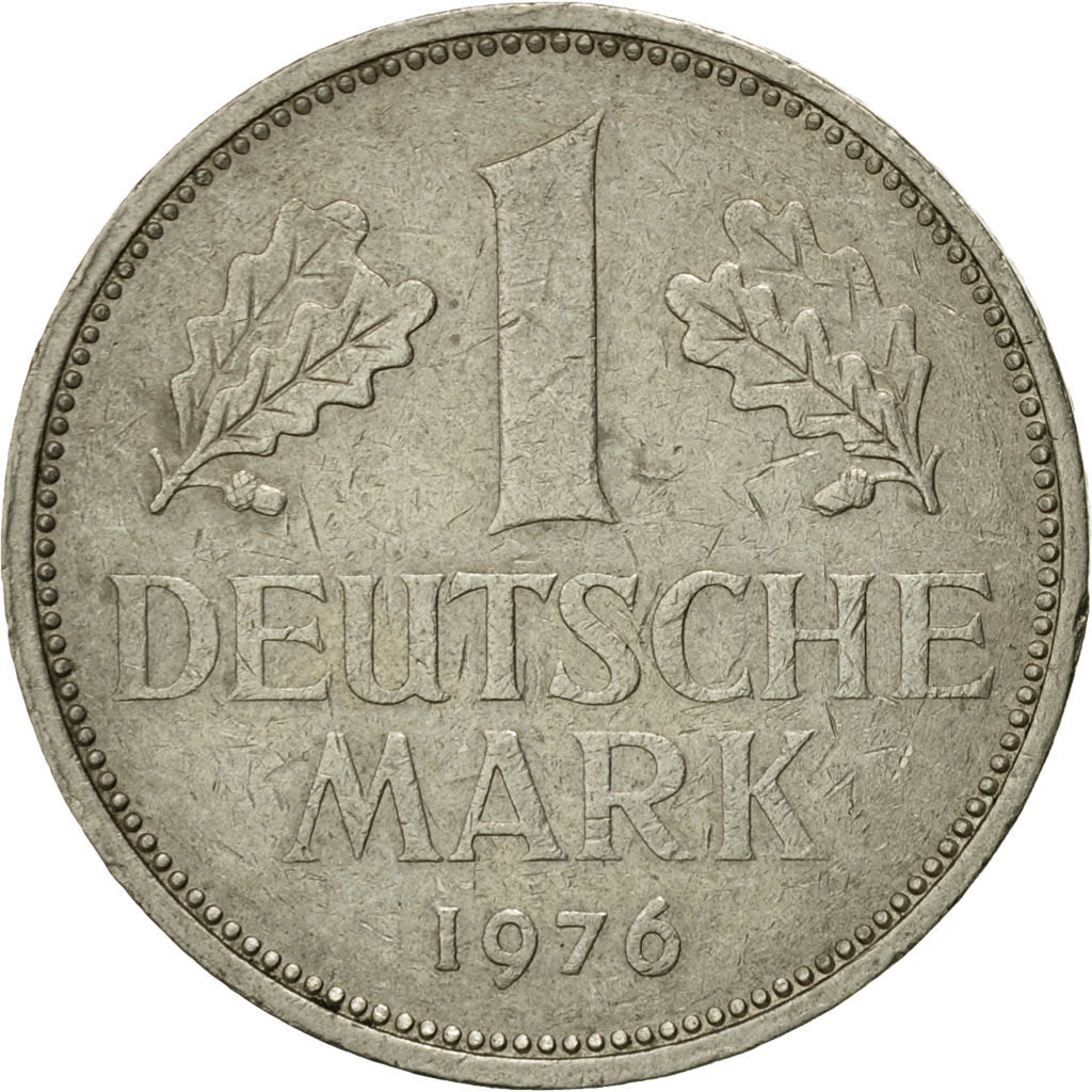 Coin, GERMANY - FEDERAL REPUBLIC, Mark, 1976, Hambourg, EF(40-45)