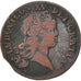 FRANCE, Sol au buste enfantin, Sol, 1719, Paris, KM #439.1, EF(40-45), Copper,..