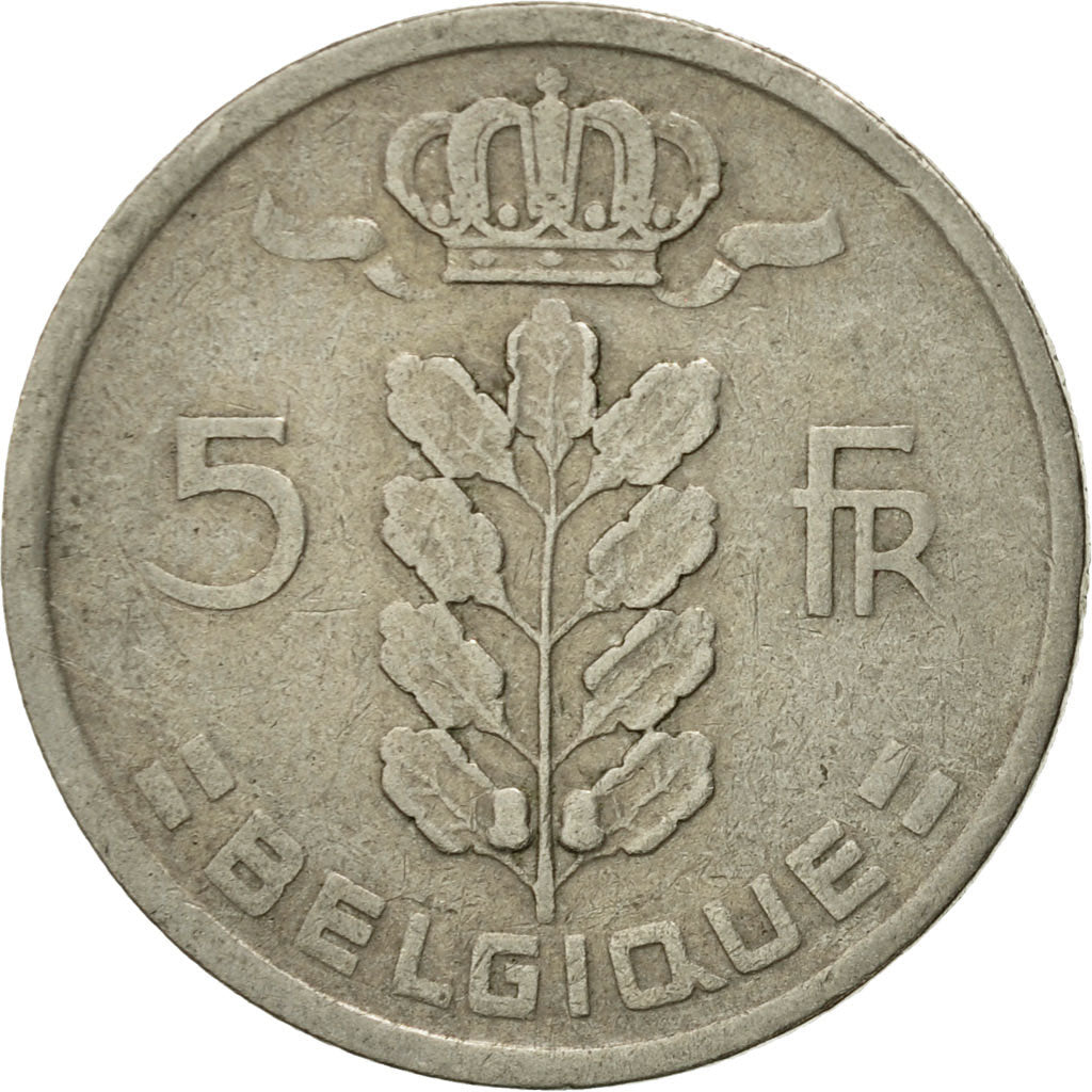 Coin, Belgium, 5 Francs, 5 Frank, 1949, VF(30-35), Copper-nickel, KM:134.1