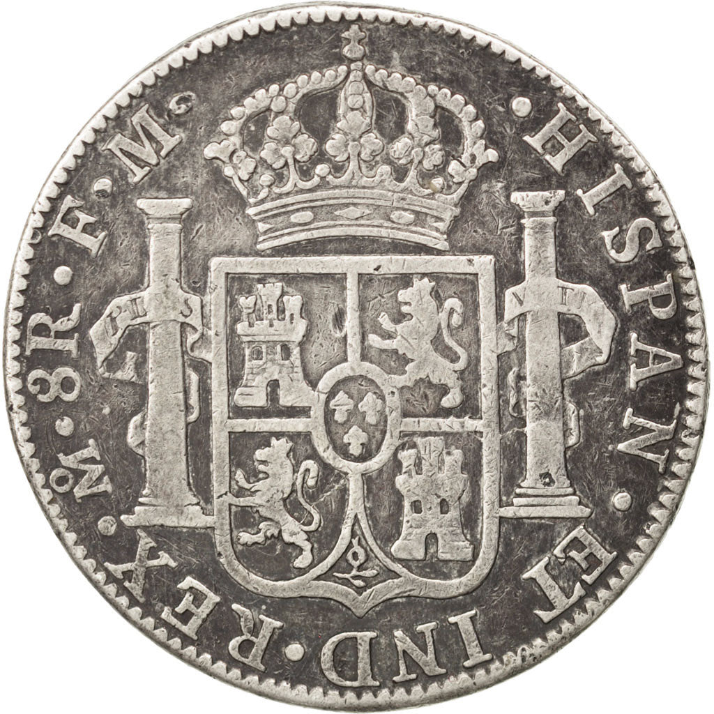 Mexique, Charles IV, 8 Real, 1792 Mexico, KM 109