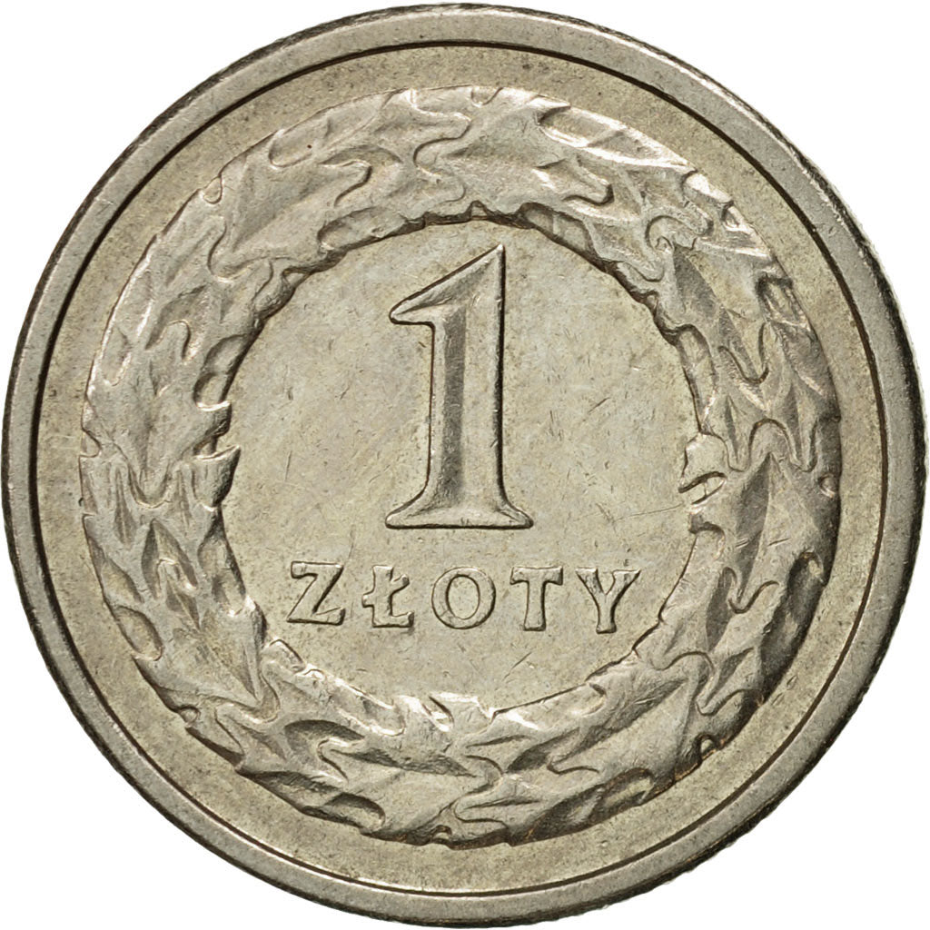 Coin, Poland, Zloty, 1991, Warsaw, AU(50-53), Copper-nickel, KM:282