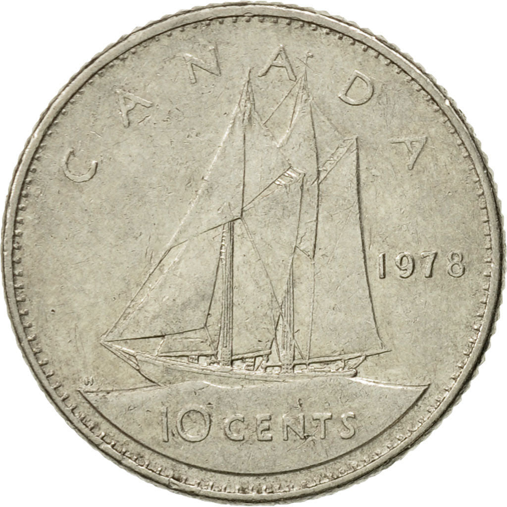 Monnaie, Canada, Elizabeth II, 10 Cents, 1978, Royal Canadian Mint, Ottawa, TTB