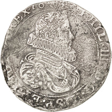 SPANISH NETHERLANDS, Ducaton, 1633, Brussels, KM #56.2, VF(30-35), Silver, 31.23
