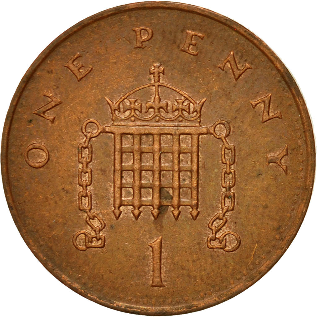 Coin, Great Britain, Elizabeth II, Penny, 1994, EF(40-45), Copper Plated Steel