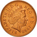 Monnaie, Grande-Bretagne, Elizabeth II, Penny, 1998, TTB, Copper Plated Steel