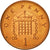 Coin, Great Britain, Elizabeth II, Penny, 1998, EF(40-45), Copper Plated Steel