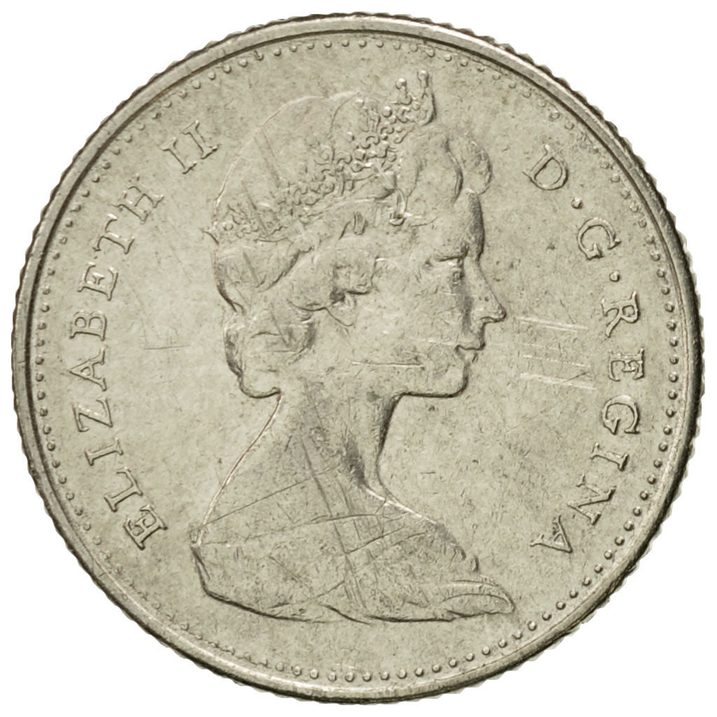 Coin, Canada, Elizabeth II, 10 Cents, 1969, Royal Canadian Mint, Ottawa