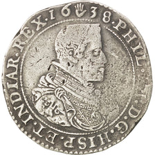SPANISH NETHERLANDS, Ducaton, 1638, Antwerp, KM #72.1, VF(30-35), Silver, 30.89