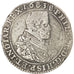 SPANISH NETHERLANDS, Ducaton, 1638, Antwerp, KM #72.1, VF(30-35), Silver, 30.89