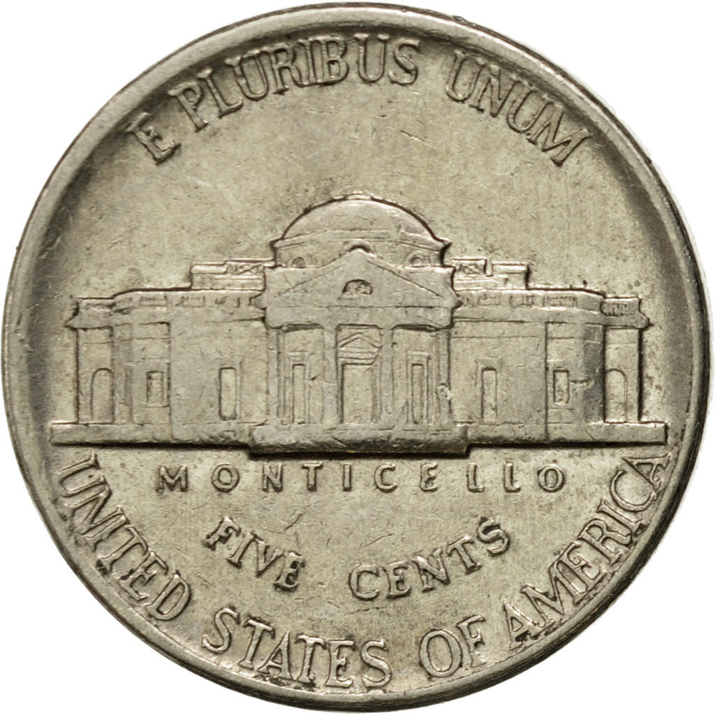 Coin, United States, Jefferson Nickel, 5 Cents, 1985, U.S. Mint, Philadelphia