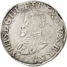 Monnaie, Belgique, Ecu, 1574, Anvers, TB+, Argent, Delmonte:17