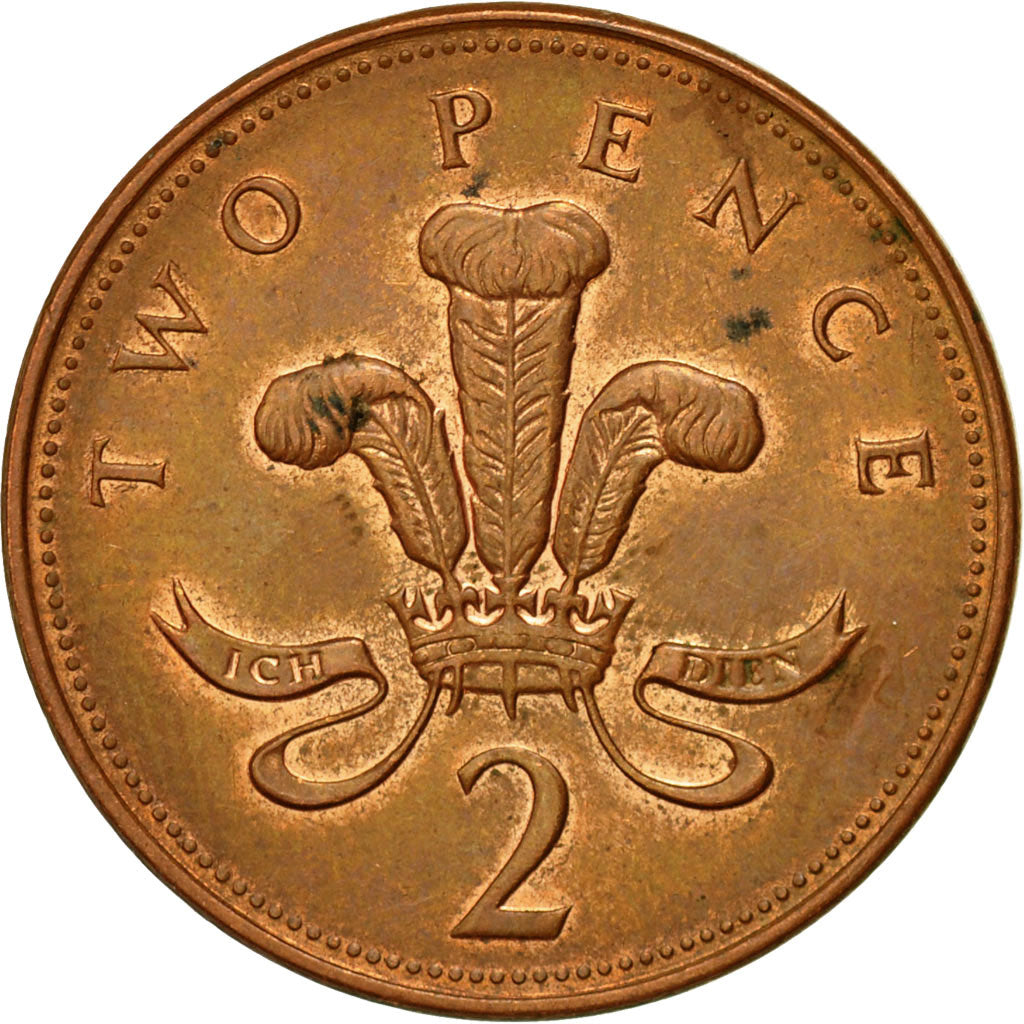 Moneda, Gran Bretaña, Elizabeth II, 2 Pence, 1996, MBC, Cobre chapado en acero