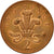 Monnaie, Grande-Bretagne, Elizabeth II, 2 Pence, 1996, TTB, Copper Plated Steel