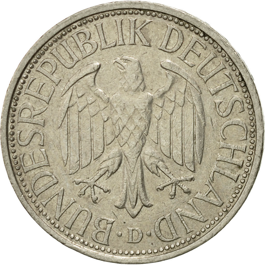 Coin, GERMANY - FEDERAL REPUBLIC, Mark, 1972, Munich, EF(40-45), Copper-nickel
