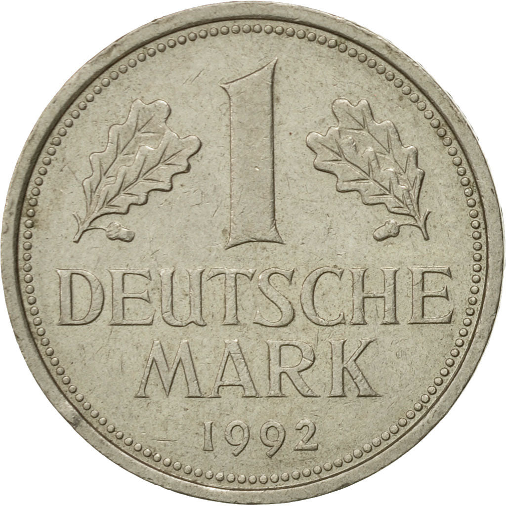 Coin, GERMANY - FEDERAL REPUBLIC, Mark, 1992, Stuttgart, AU(50-53)