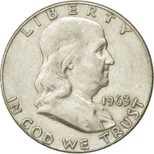 Moneda, Estados Unidos, Franklin Half Dollar, Half Dollar, 1963, U.S. Mint