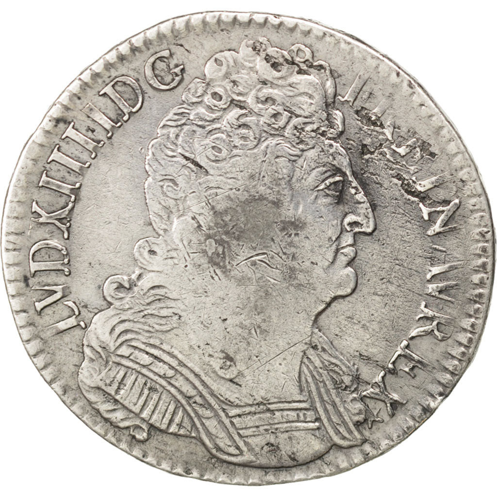 Coin, France, Louis XIV, 1/2 Écu aux 3 couronnes, 1/2 ECU, 36 Sols = 6 Deniers