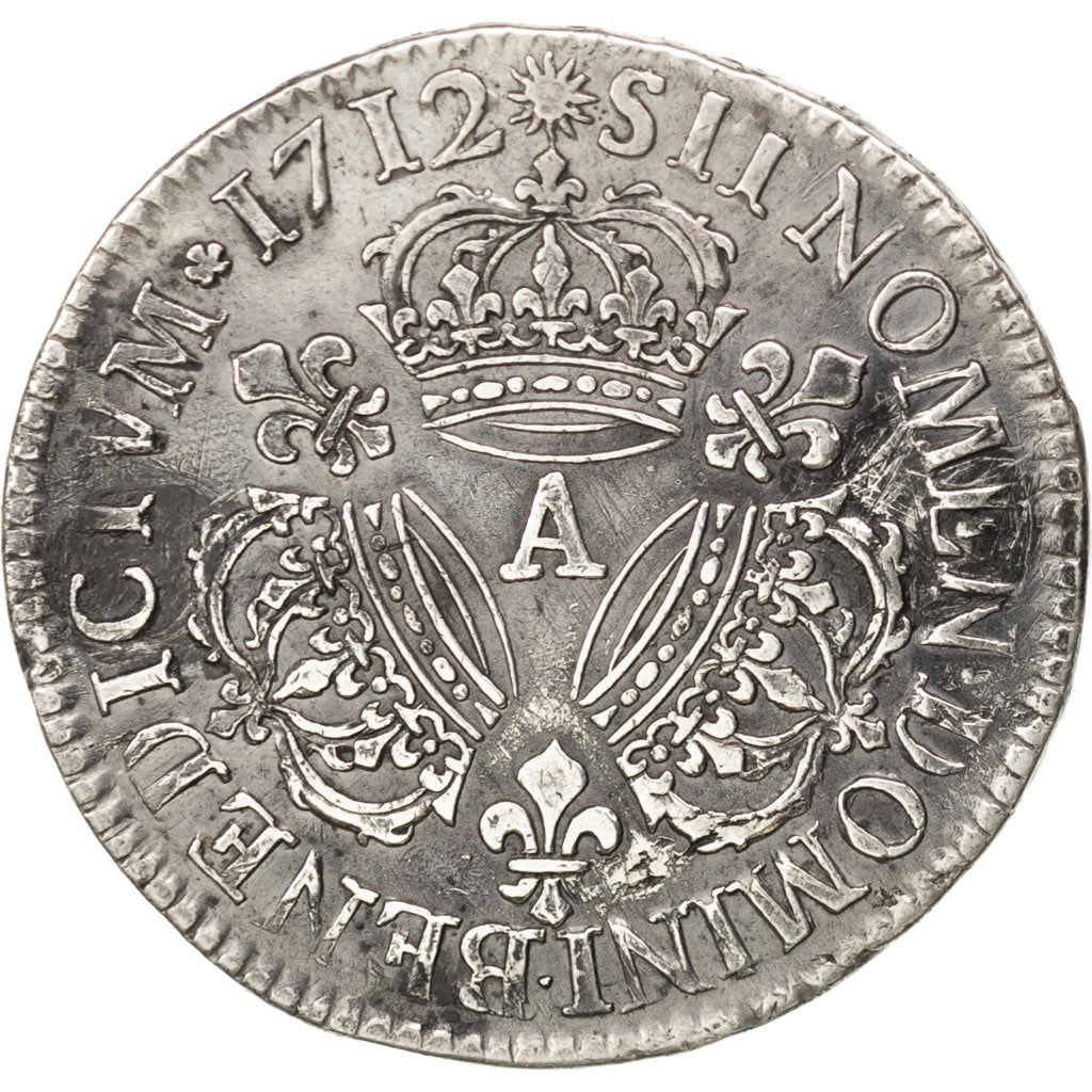 Coin, France, Louis XIV, 1/2 Écu aux 3 couronnes, 1/2 ECU, 36 Sols = 6 Deniers