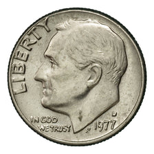 Coin, United States, Roosevelt Dime, Dime, 1977, U.S. Mint, Denver, AU(50-53)