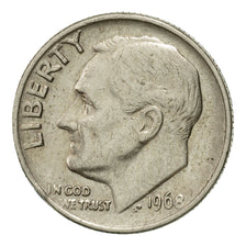 Monnaie, États-Unis, Roosevelt Dime, Dime, 1968, U.S. Mint, Philadelphie, TTB+