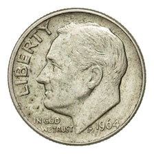 Coin, United States, Roosevelt Dime, Dime, 1964, U.S. Mint, Denver, EF(40-45)