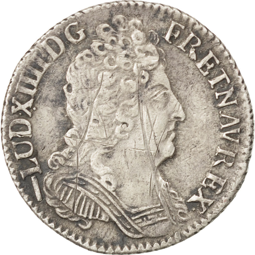 Munten, Frankrijk, Louis XIV, 1/10 Écu aux 3 couronnes, 1/10 Ecu, 1713, Lille