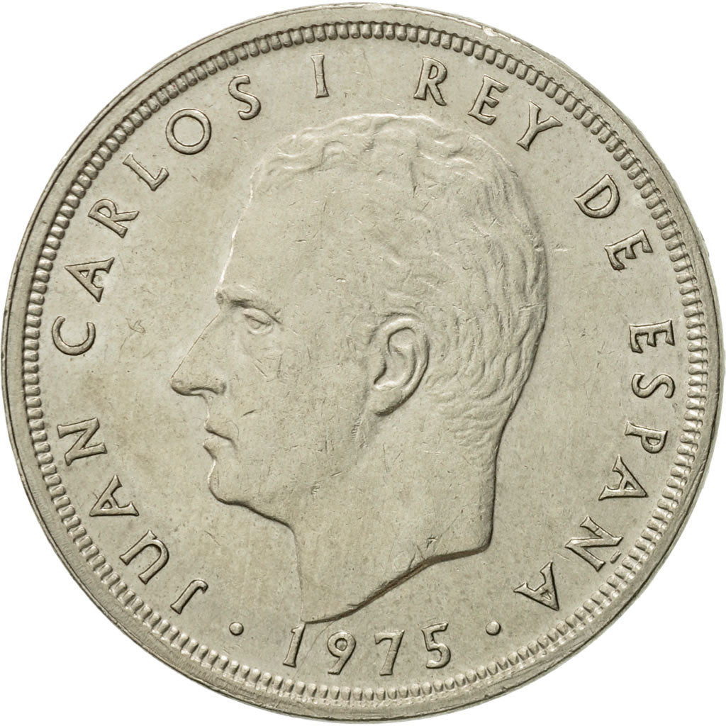 Moneta, Hiszpania, Juan Carlos I, 50 Pesetas, 1978, MS(63), Miedź-Nikiel
