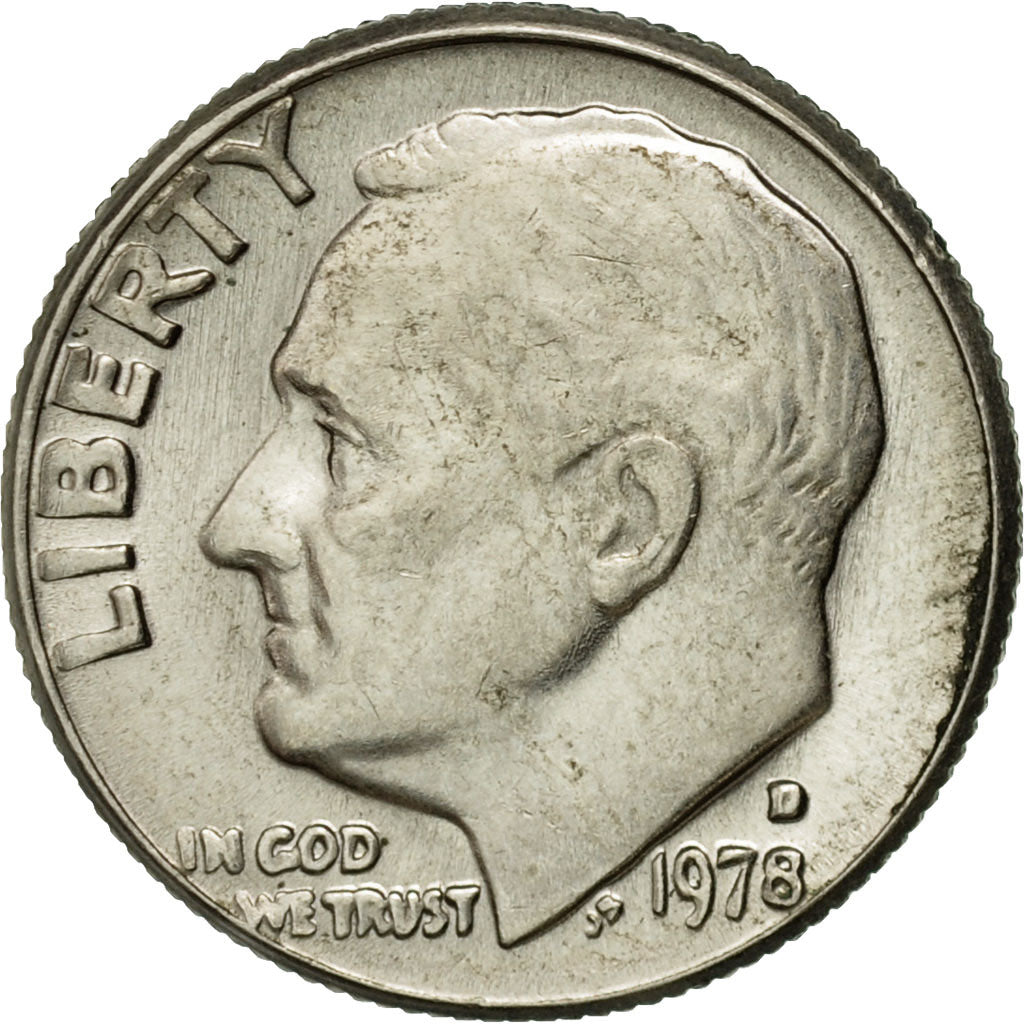 Münze, Vereinigte Staaten, Roosevelt Dime, Dime, 1978, U.S. Mint, Denver, SS+