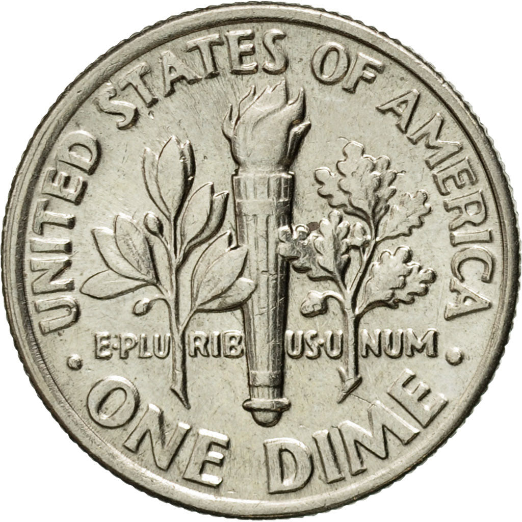 Coin, United States, Roosevelt Dime, Dime, 1989, U.S. Mint, Philadelphia