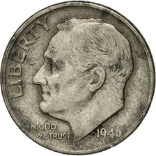 Münze, Vereinigte Staaten, Roosevelt Dime, Dime, 1946, U.S. Mint, Philadelphia