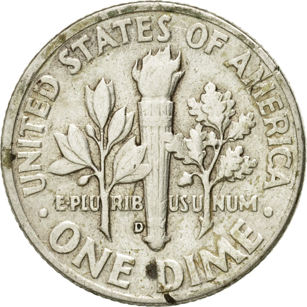 Coin, United States, Roosevelt Dime, Dime, 1946, U.S. Mint, Denver, AU(50-53)