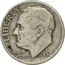 Coin, United States, Roosevelt Dime, Dime, 1952, U.S. Mint, Denver, VF(30-35)