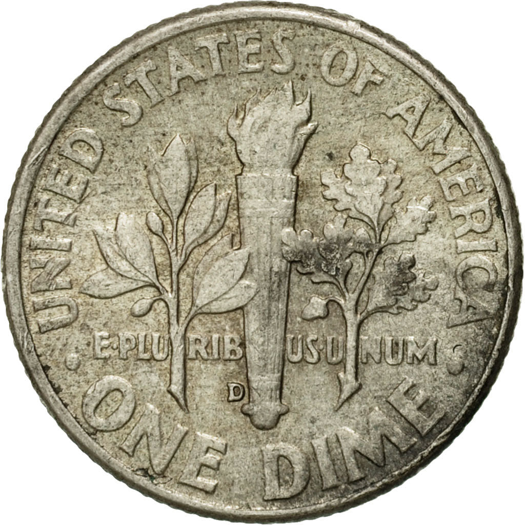 Coin, United States, Roosevelt Dime, Dime, 1959, U.S. Mint, Denver, EF(40-45)