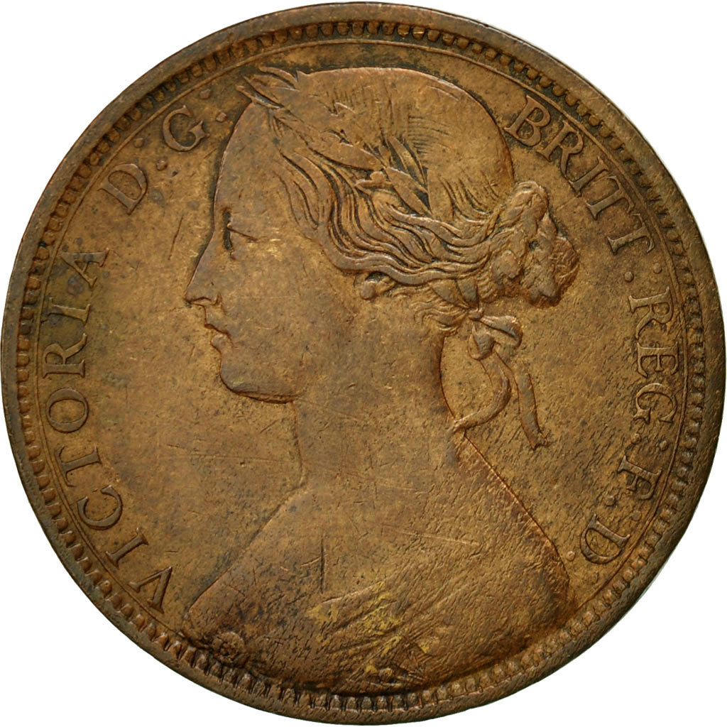 Coin, Great Britain, Victoria, Penny, 1862, VF(30-35), Bronze, KM:749.2