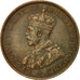 Münze, Jersey, George V, 1/12 Shilling, 1913, SS, Bronze, KM:12