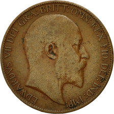 Coin, Great Britain, Edward VII, 1/2 Penny, 1908, VF(20-25), Bronze, KM:793.2
