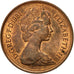 Coin, Great Britain, Elizabeth II, 2 New Pence, 1981, AU(50-53), Bronze, KM:916