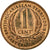 Moneda, Estados del Caribe Oriental , Elizabeth II, Cent, 1965, MBC+, Bronce