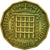 Moneta, Wielka Brytania, Elizabeth II, 3 Pence, 1956, EF(40-45), Mosiądz