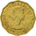 Coin, Great Britain, Elizabeth II, 3 Pence, 1962, EF(40-45), Nickel-brass