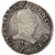 Coin, France, Franc au Col Plat, 1578, Nantes, VF(30-35), Silver, Sombart:4714